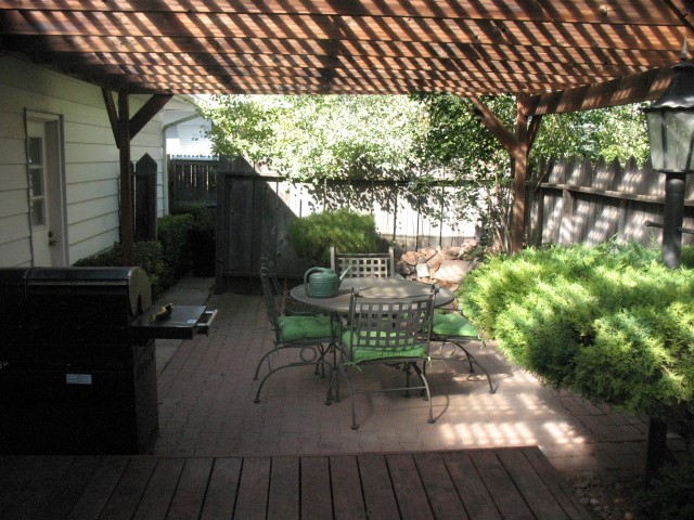 Picture of the covered patio for the home at 522 Rutgers Rd, Cheyenne, WY 82009 - Cheyenne Home for Sale